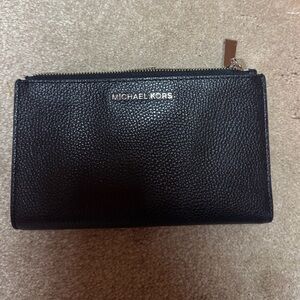 Black Zippered Wallet